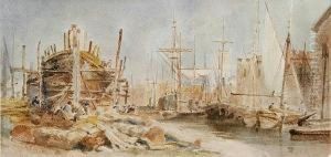 The Boatyard by John Thirtle