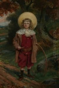 Young Boy With Hoop