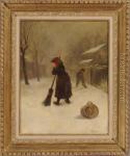 Sweeping Snow - view 1