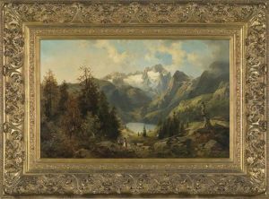 Alpen Landscape by Josef Thoma