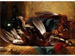 Jagdstilleben Mit Zwei Fasanen by Charles Thomas