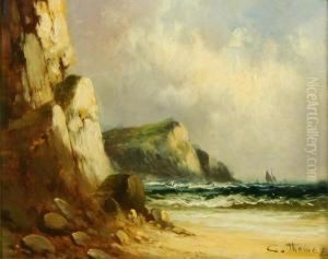 Sailboats Off The Coast