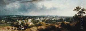 View of Paris from Montmartre 1829 by George Arnald