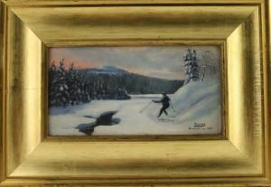 Winterlandschaft In Braunlage by Ferdinand Thomas
