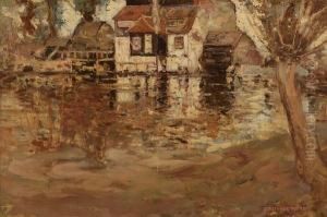 Watermill by George Grosvenor Thomas