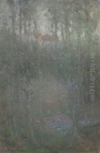 Wooded Scene With Houses - view 1