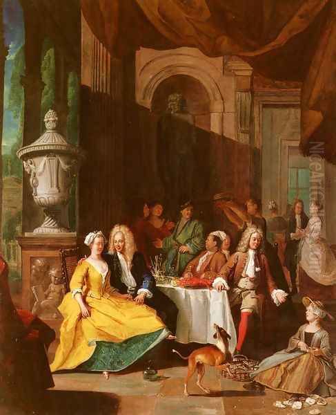 Gentleman At Table - view 1