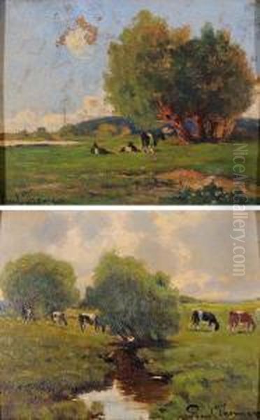 Paesaggio Con Mucche - view 1
