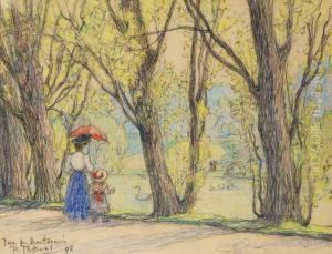 Paris, Le Parc Montsouris by Paul Thomas