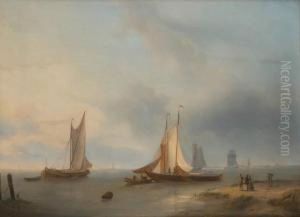 Depart Pour La Peche by Pieter Hendrik Thomas