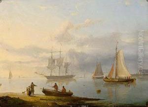 Shipping In Calm by Pieter Hendrik Thomas