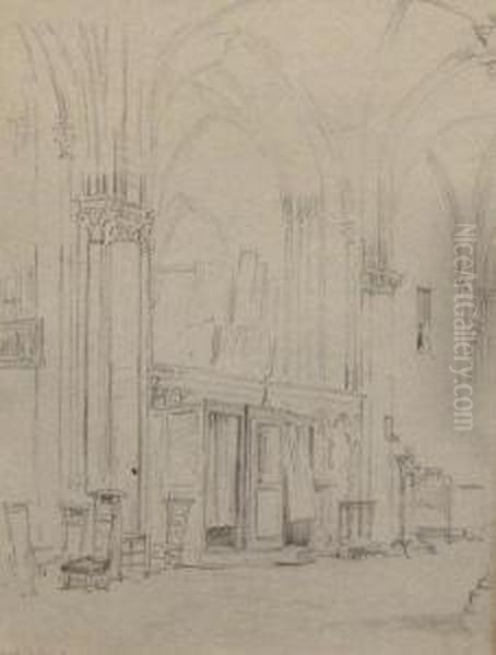 Interior Of Bayeux Cathedral - view 1