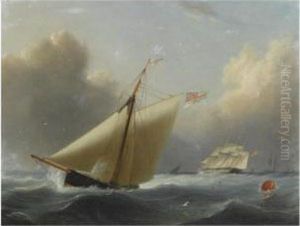 A Cutter Close Hauled by Robert Strickland Thomas
