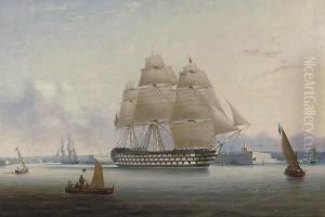 H.m.s.
Britannia by Robert Strickland Thomas