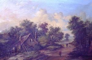 Figures On A Country Road