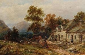 Cottage In A Summer Landscape