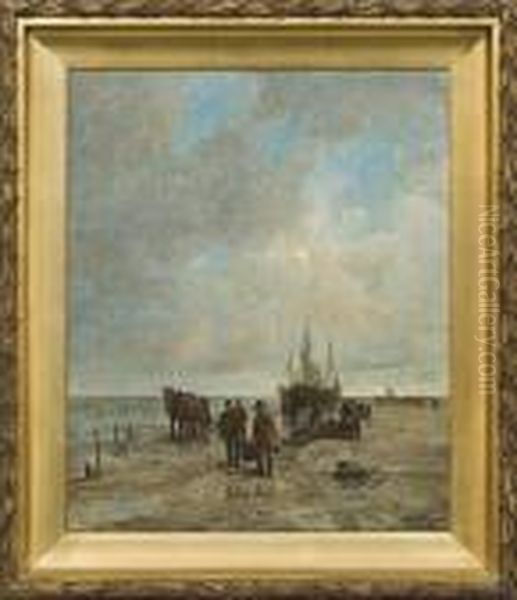 Collecting Clams - view 1