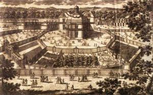 View and Perspective of the Ménagerie at Versailles by Antoine Aveline
