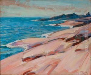 Evening Sun On The Cliffs.