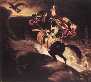 Allegorikus lovasportre (1831 or 1837) by Tivadar Alconiere (Cohn Hermann)