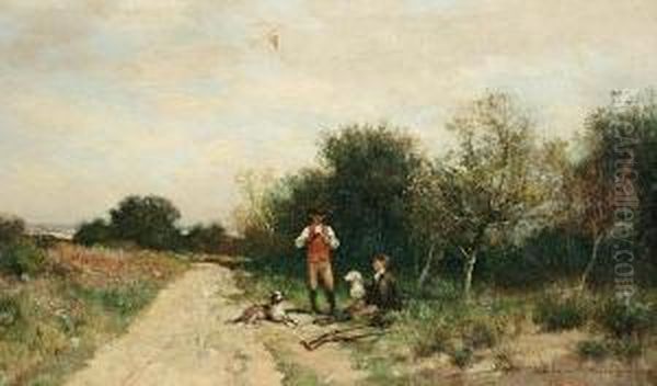 Hunters Taking A Break - view 1