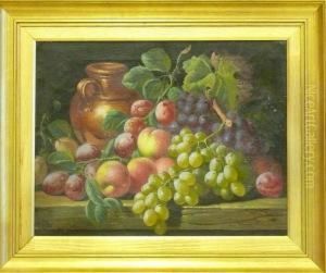 Fruktstilleben. by Charles Thurston Thompson