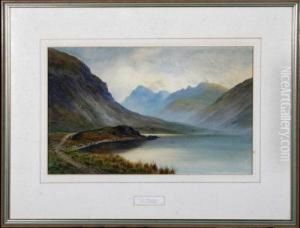 Lake Ennerdale With Bowness Knoth, The Pillar And Iron Crags by Edward Horace Thompson