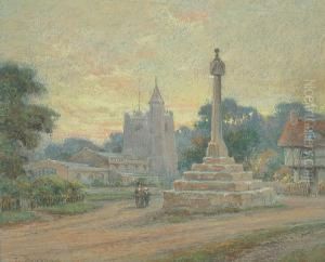 The Village Square by Frank Thompson
