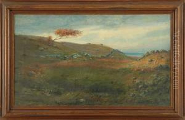 Coastal Landscape. Signed Lower Right Frederick Louisthompson". - view 1