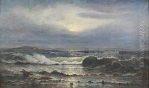 Weirs At Horseneck Beach by Frederic Louis Thompson