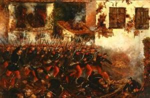 Advance Of The French At Bougival Advance Of The French At Bougival