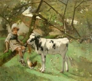 The Farmyard by Harry Ives Thompson