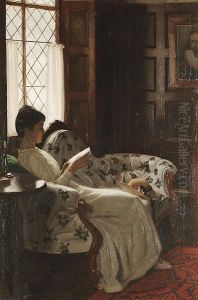 A Quiet Moment: Portrait Of The Artist's Wife Orah
