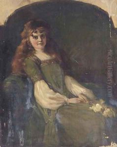 The first rose of Summer by James Archer