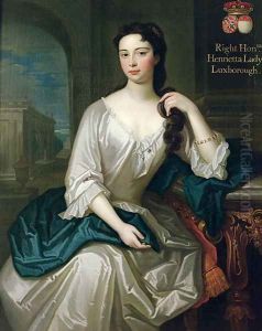 Portrait of Henrietta, daughter of Henry, 1st Viscount St. John, married in 1727 Robert Knight, created Baron Luxborough of Shannon in 1745