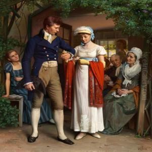 De Nyforlovede by Carl Christian Thomsen