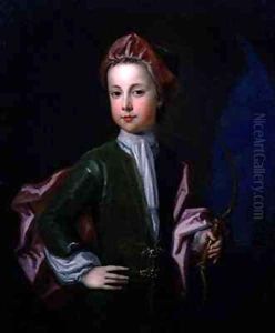Portrait of a Young Boy of the Halsey Family by Charles d' Agar