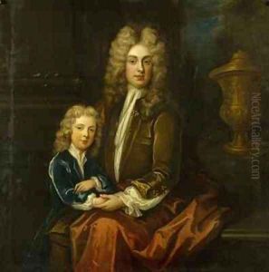 Edward 2nd Viscount Preston and his son Charles