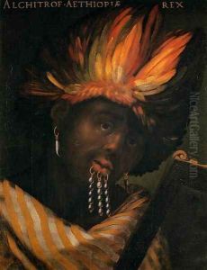 Alchitrof, Emperor of Ethiopia by Cristofano dell' Altissimo