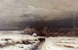 A Late Afternoon In Winter by Louis Apol