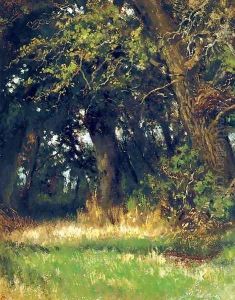 Boschstudie the forest edge by Louis Apol