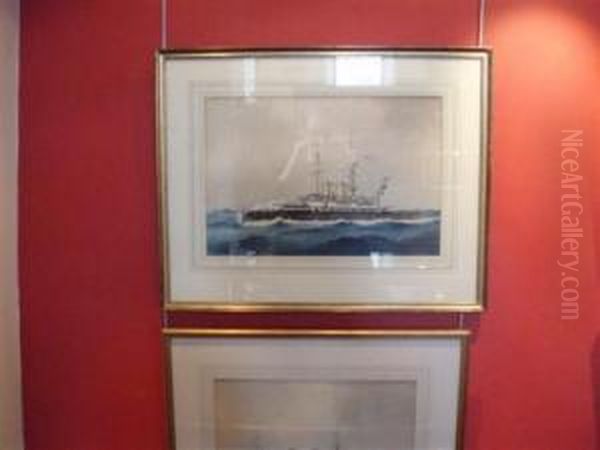 Study Of A First World War Warship - view 1