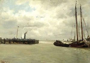 Shipping in a harbour