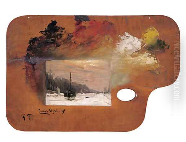 Winter sunset 2 - view 1