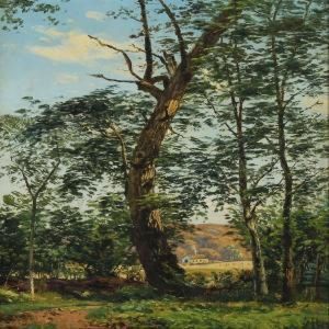 Forrest Scenery by Anton Erik Ch. Thorenfeld