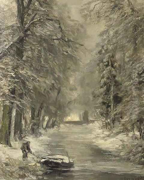 A snow covered forest - view 1