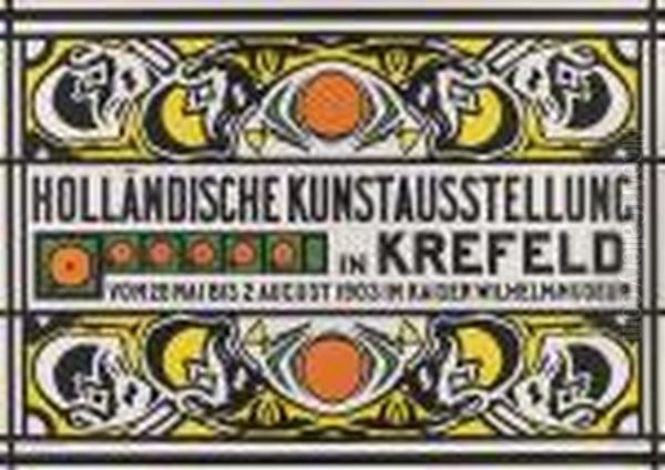 Plakat Der Hollandischen Kunstausstellung Krefeld - view 1