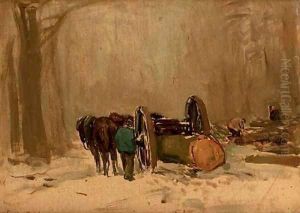 Loggers in winter