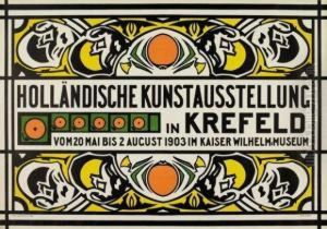 Hollandische Kunstausstellung by Johann Thorn Prikker