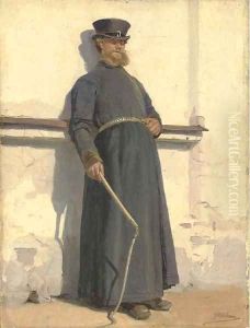 A coachman by Georg Nicolaj Achen